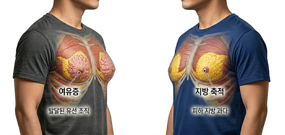 남자 유방 여유증
가슴지방